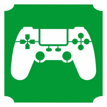 Csillámtetoválás sablon Kontroller motívum 399, gamer tetoválás, ideiglenes csillámtetoválás gyerekeknek, öntapadós, bőrbarát