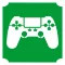 Csillámtetoválás sablon Kontroller motívum 399, gamer tetoválás, ideiglenes csillámtetoválás gyerekeknek, öntapadós, bőrbarát
