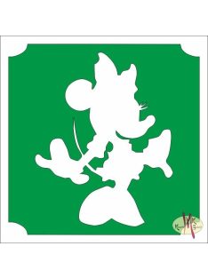 5x5 cm-es Csillámtetoválás sablon - Minnie mouse 403