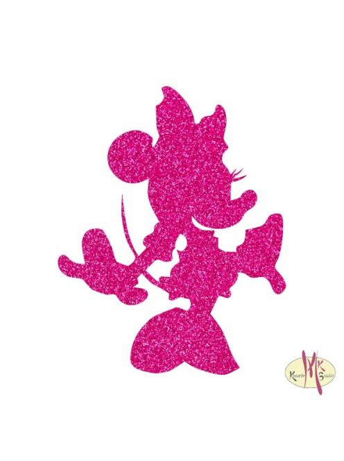 5x5 cm-es Csillámtetoválás sablon - Minnie mouse 403