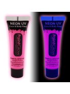 Paintglow Uv - Neon arc és testfesték D pink 10ml