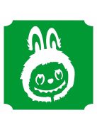 5x5 cm-es Csillámtetoválás sablon - Labubu 421