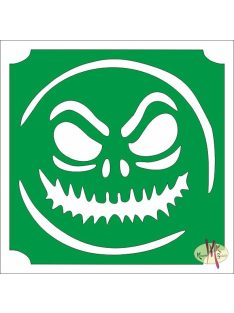 5x5 cm-es Csillámtetoválás sablon - Emoji, smiley 424