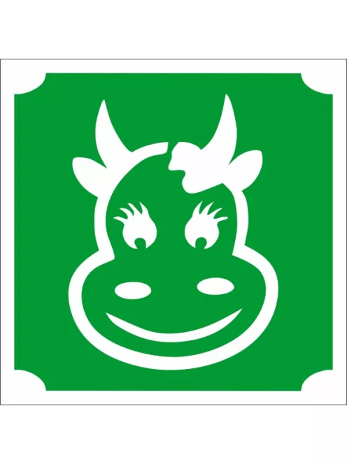 Csillámtetoválás sablon Meggy Moo, Boci sablon, glitter tattoo stencil az MK Kreatívtól.