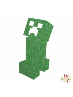   5x5 cm-es Csillámtetoválás sablon - Minecraft, Creeper 429