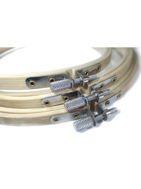 Hímzőkeret - Fa több méretben