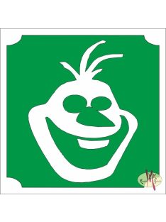 5x5 cm-es Csillámtetoválás sablon - Olaf 437