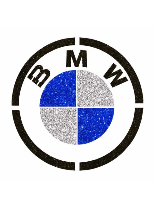 5x5 cm-es Csillámtetoválás sablon - BMW 441