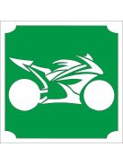  KiviArt 5x5 cm-es Csillámtetoválás sablon - Speed motor minnta.