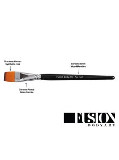 Fusion Body Art Professzionális Arcfestő Ecset 3/4" lapos (flat) kialakítással, festésre készen