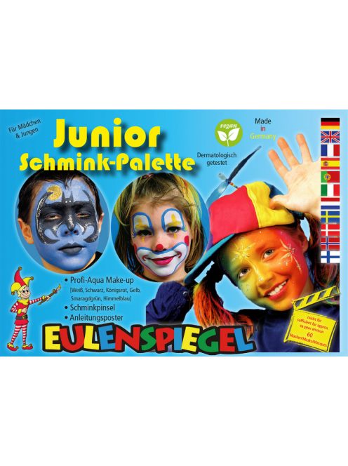 Eulenspiegel Junior arcfesték - 6 színű paletta