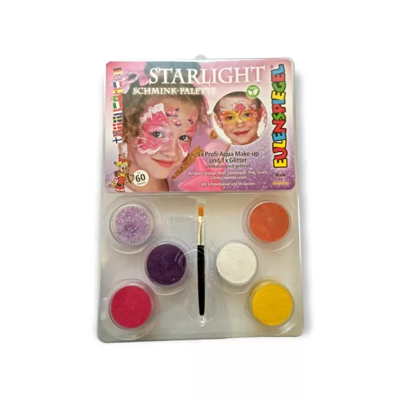 Eulenspiegel Junior 6 színű arcfesték paletta - "Starlight  palette"