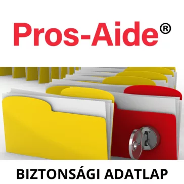 Pros Aide ragasztó Biztonsági adatlap