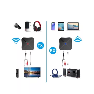 Bluetooth TX RX adapter autórádióhoz és televízióhoz