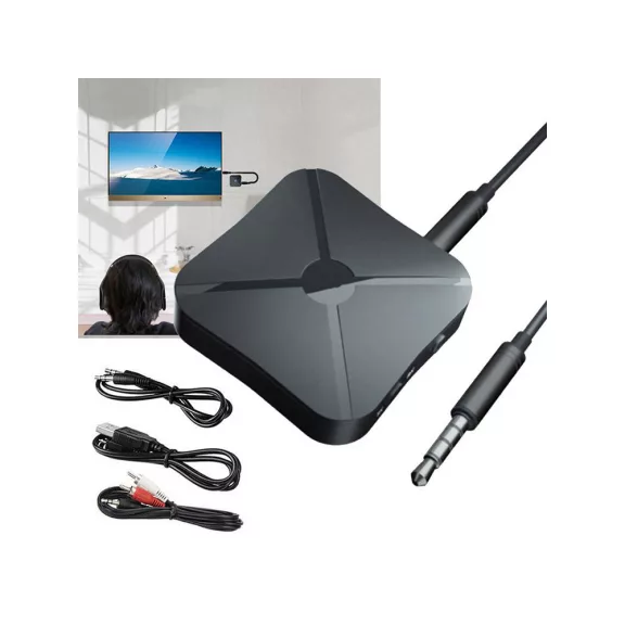 KN319 2 az 1-ben Bluetooth audio adó-vevő adapter kábelekkel