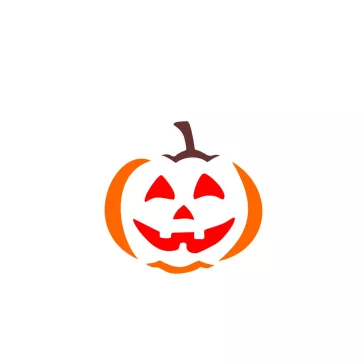 Arc és testfestő sablon - Halloween 3 minta