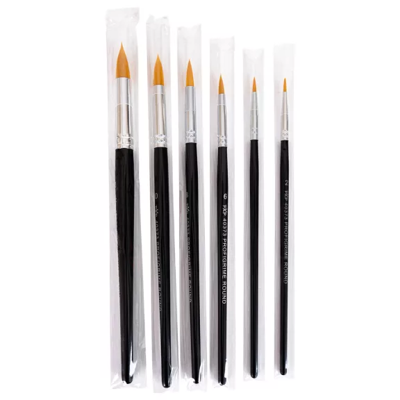 PXP ProfessPXP Professional Colors round brush készlet szintetikus sörtékkel arc- és testfestéshezional Colors round brush készlet szintetikus sörtékkel arc- és testfestéshez