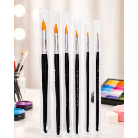 PXP Professional Colors 40373 6 részes kerek szintetikus arcfestő ecsetkészlet