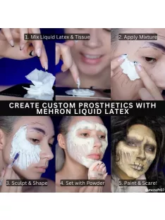 Mehron Liquid Latex – Zombie 130 ml – Speciális effektek folyékony latex zombi sminkhez