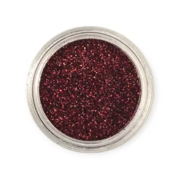KiviArt Kozmetikai Csillámpor Wine Red - Mély Borvörös/Bordó Glitter Csillámtetováláshoz