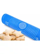 Szilikon gyúró, nyújtólap mérettáblázattal 50 x 40 cm