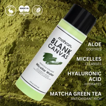 Mehron Blank Canvas Micellar Water – Micellás sminklemosó víz, arcfesték és FX smink eltávolítására