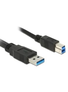 Hama kék színű nagy sebességű USB 3.0 A-B típusú adatkábel 3 méteres hosszban