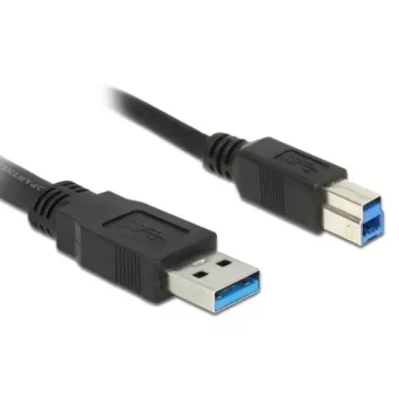 Hama kék színű nagy sebességű USB 3.0 A-B típusú adatkábel 3 méteres hosszban