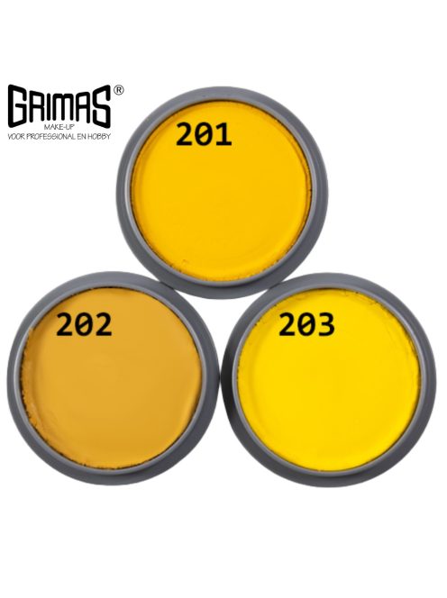 Grimas Yellow Pure arcfesték 2,5 ml 201