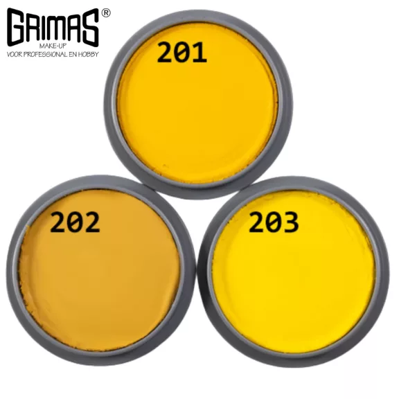 Grimas Yellow Pure arcfesték 2,5 ml 201