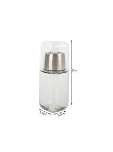 olaj, olivaolaj és ecetszóró dozátor finom permetet fújó funkcióval, üvegből és műanyagból