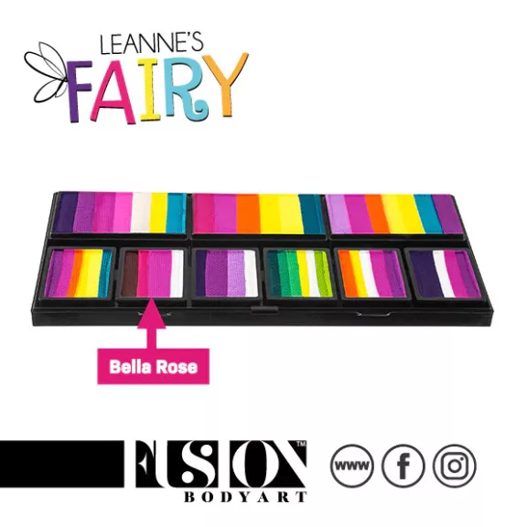 Fusion csíkos arcfesték paletta – Leanne's Fairy - Petal 
