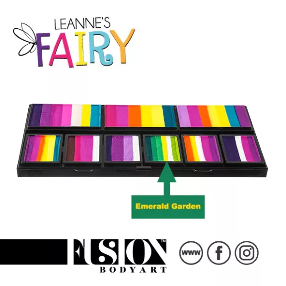 Fusion csíkos arcfesték paletta – Leanne's Fairy - Petal 