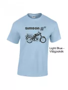 Simson S51 motoros póló – Egyedi retro stílus a legendás motor szerelmeseinek