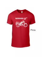 Simson S51 motoros póló – Egyedi retro stílus a legendás motor szerelmeseinek