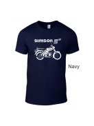 Simson S51 motoros póló – Egyedi retro stílus a legendás motor szerelmeseinek