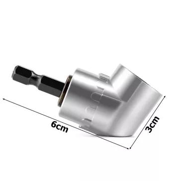 105 fokos csavarozó szögadapter 1/4 colos HEX csatlakozással