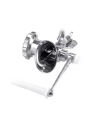 kézi húsdaráló kolbásztöltő fejjel alumínium hajtókaros daráló