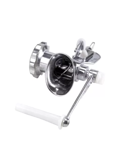 kézi húsdaráló kolbásztöltő fejjel alumínium hajtókaros daráló