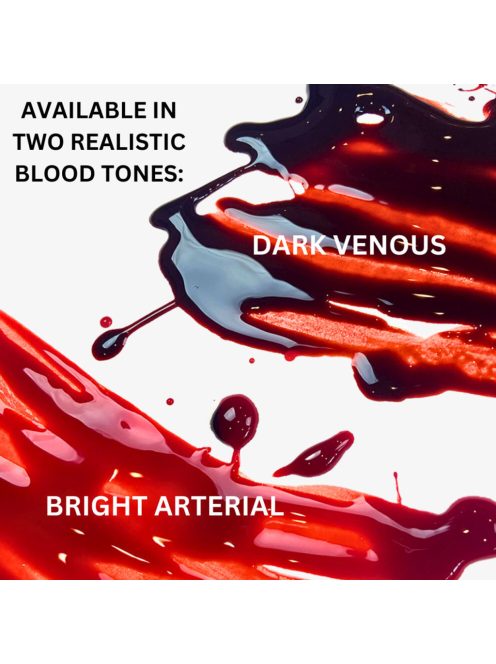 Mehron Squirt Blood Dark Venous – professzionális víz alapú SFX vér (60 ml)