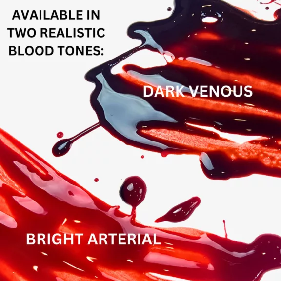 Mehron Squirt Blood Dark Venous – professzionális víz alapú SFX vér (60 ml)