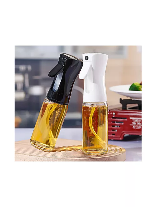Olajszóró és ecet adagoló 200 ml, finom permet, üveg és műanyag kivitel