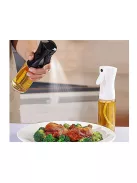 Olajszóró és ecet adagoló 200 ml, finom permet, üveg és műanyag kivitel