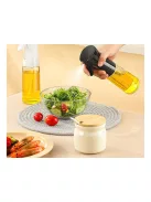 Olajszóró és ecet adagoló 200 ml, finom permet, üveg és műanyag kivitel