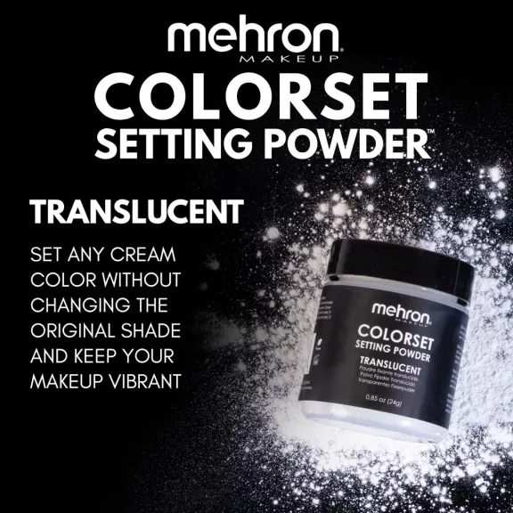 Mehron Colorset Setting Powder professzionális púder arc- és testfestés fixálásához