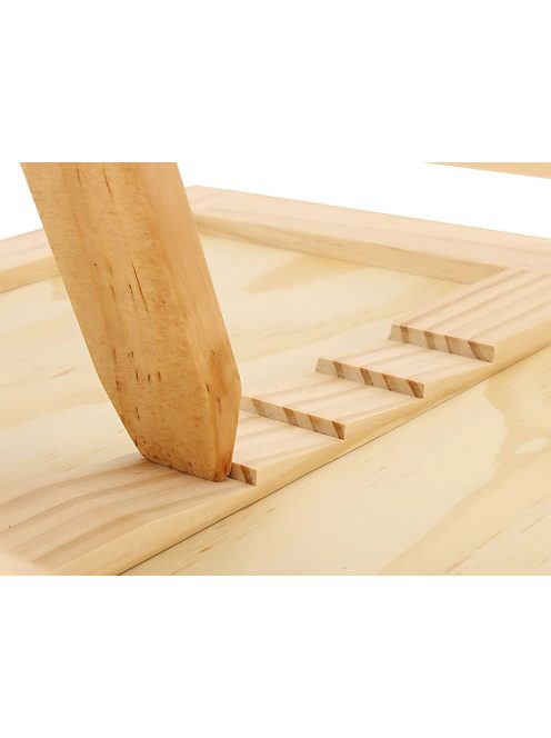 Asztali festőállvány, íróasztali rajztábla, fiókos fa bőrönd, dőlésszög állítható, hordozható művész állvány, akvarell, olajfestés, hobbi festőállvány