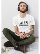 Dobosnak születtem póló – Dobos mintás zenészeknek szánt póló