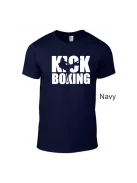 Kick Boxing kereknyakú pamut póló kick box mintával uniszex