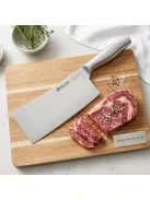 Professzionális rozsdamentes konyhai bárd 31,5 cm hosszúságban, 8 cm széles pengével