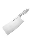 Professzionális rozsdamentes konyhai bárd 31,5 cm hosszúságban, 8 cm széles pengével